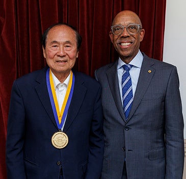 Chancellor Yang and President Drake