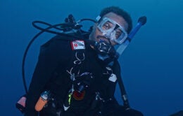Acclaimed diver Kamau Sadiki