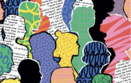 Cut-out figures of men and women