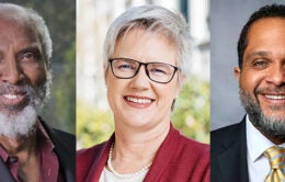 Pamela Brown, Paul Williams and john a. powell headshots