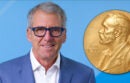 President Milliken with Nobel medal