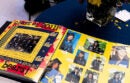 Scrapbook of college students in graduation regalia