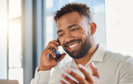 Man talking on the phone