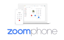 Zoom Phone home screen displayed on PC and cellphone