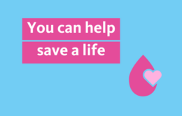 You can help save a life