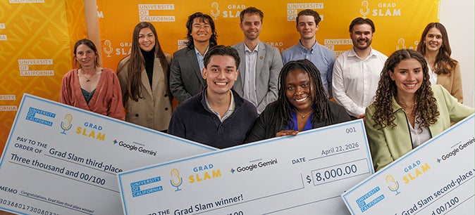 Graduate research takes center stage at UC Grad Slam