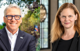 Headshots of Pres. Milliken and B. Gage