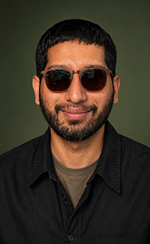 Hussain Ashfaque headshot in sunglasses