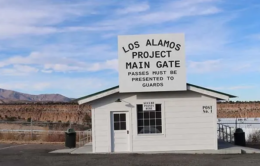 Main gate at Los Alamos National Laboratory
