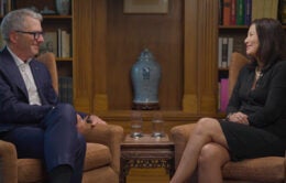 President James B. Milliken and Tani Cantil-Sakauye