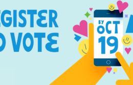 Register to vote By Oct. 19