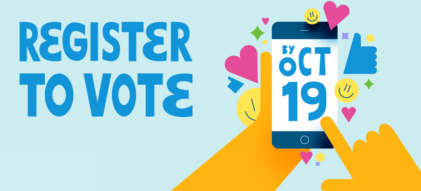 #nivoslider-42091-caption-2 Midterm elections are coming soon: Register to vote by Oct. 19