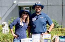 UC Merced staff from a UC Nature reserve at UC Nature Day in Oakland